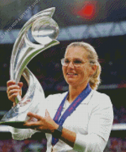 Sarina Wiegman Football Manager Diamond Painting