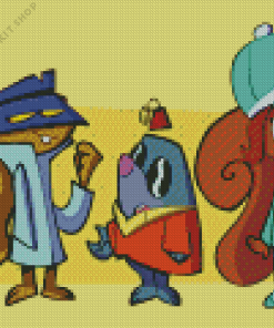 Secret Squirrel Characters Diamond Painting