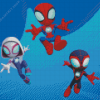 Spidey And His Amazing Friends Serie Diamond Painting