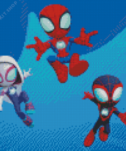 Spidey And His Amazing Friends Serie Diamond Painting