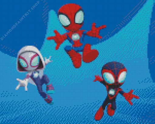 Spidey And His Amazing Friends Serie Diamond Painting