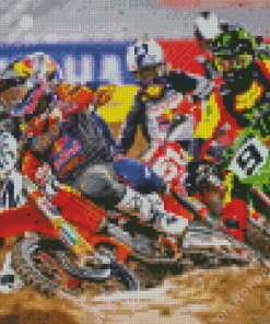 Supercross Diamond Painting