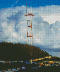 Sutro Tower Diamond Painting