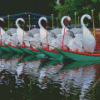 Swan Boats Diamond Painting