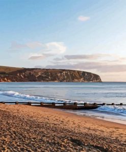 Swanage Bay In England Diamond Painting