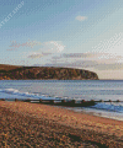 Swanage Bay In England Diamond Painting