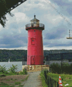 The Little Red Lighthouse Diamond Painting