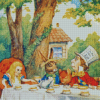 The Mad Hatter Tea Party Diamond Painting