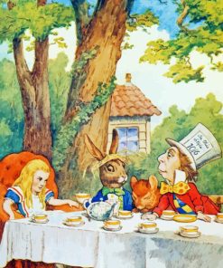 The Mad Hatter Tea Party Diamond Painting