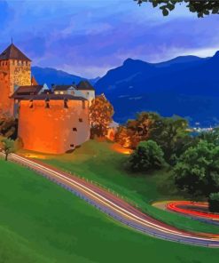 Vaduz Castle Diamond Painting