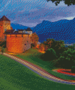 Vaduz Castle Diamond Painting