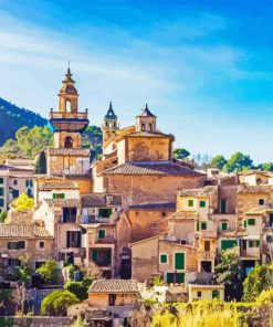 Valldemossa Buildings Diamond Painting