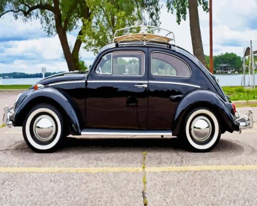 Vintage Volkswagen Bug Diamond Painting