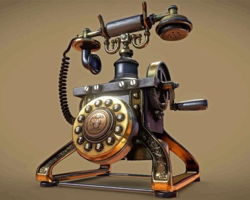 Vintage Phone Diamond Painting