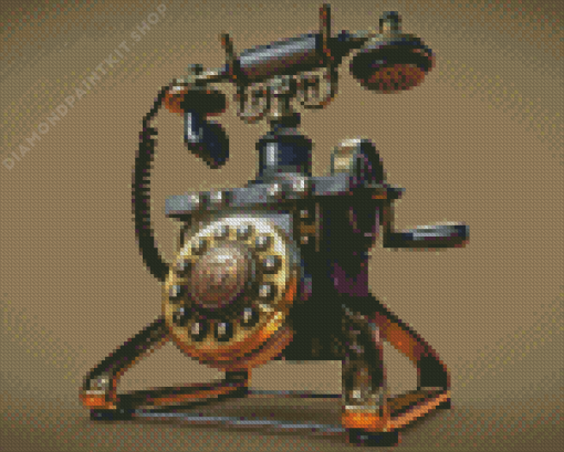 Vintage Phone Diamond Painting