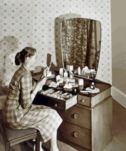 Woman At Dressing Table Diamond Painting