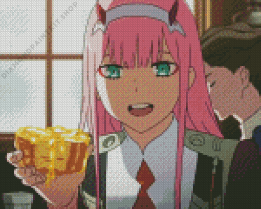 Zero Two Anime Diamond Painting