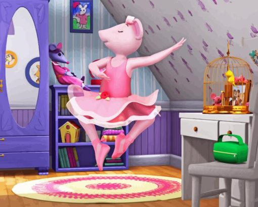 Angelina Ballerina Dancing Diamond Painting