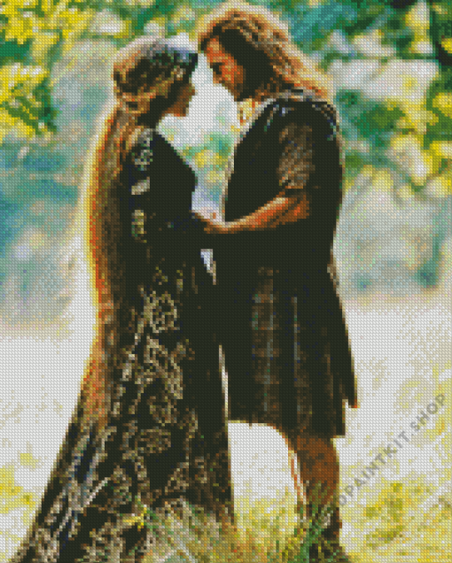 Braveheart Murron And William Diamond Painting