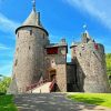 Castell Coch In Cardiff Diamond Painting