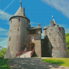 Castell Coch In Cardiff Diamond Painting