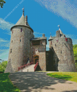 Castell Coch In Cardiff Diamond Painting