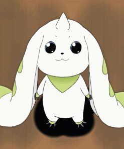 Cute Terriermon Anime Diamond Painting