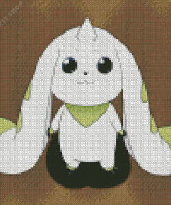 Cute Terriermon Anime Diamond Painting