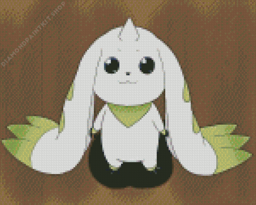 Cute Terriermon Anime Diamond Painting