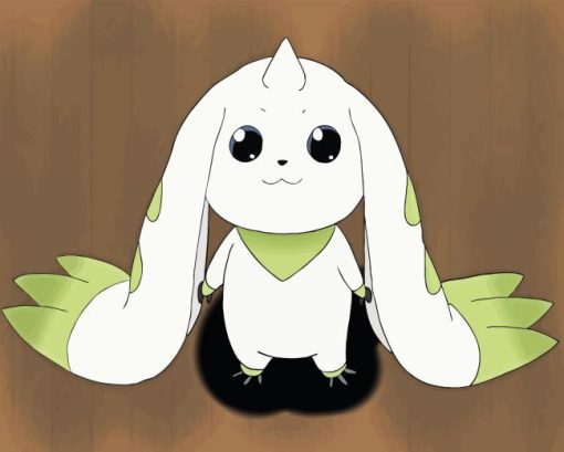 Cute Terriermon Anime Diamond Painting