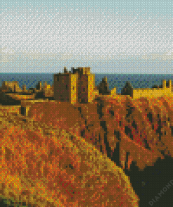 Dunnottar Castle In Scotland Diamond Painting
