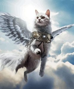 Flying Cat Diamond Painting