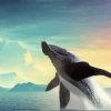 Humpback Whale Jumping Diamond Painting