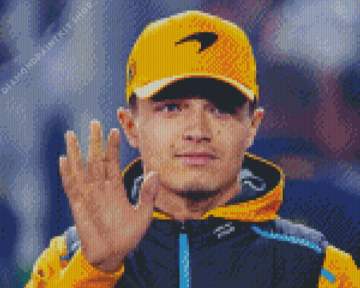 Lando Norris Racer Diamond Painting