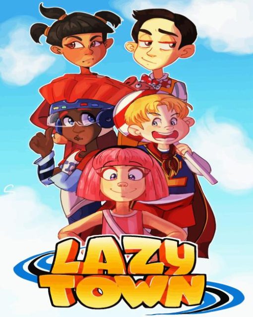 Lazytown Poster Diamond Painting