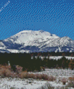 Mammoth Mountain Snow Diamond Painting