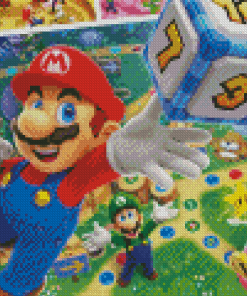 Mario Party Diamond Painting