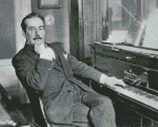 Monochrome Puccini Diamond Painting