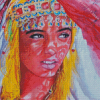 Moroccan Amazigh Girl Diamond Painting