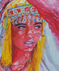 Moroccan Amazigh Girl Diamond Painting