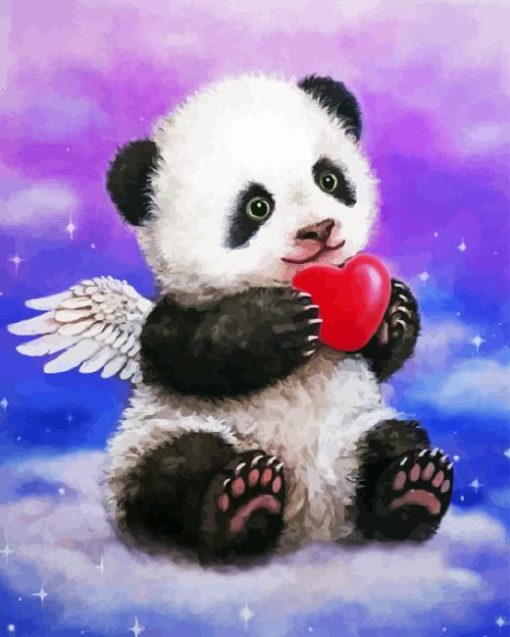 Panda Angel Diamond Painting