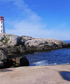 Peggy Cove Lighthouse Diamond Painting