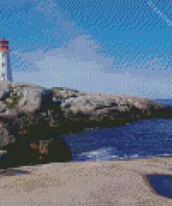 Peggy Cove Lighthouse Diamond Painting