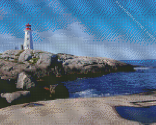 Peggy Cove Lighthouse Diamond Painting