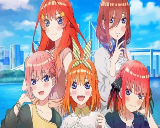 The Quintessential Quintuplets Diamond Painting