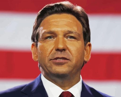 Classy Ron Desantis Diamond Painting