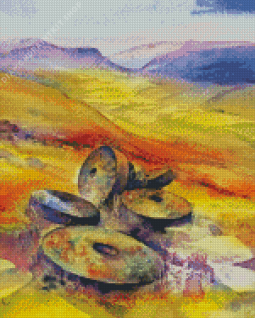 Stanage Edge Art Diamond Painting