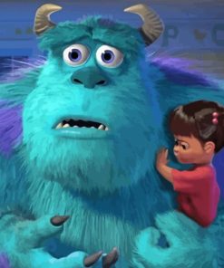 Sulley And Boo Characters Diamond Painting