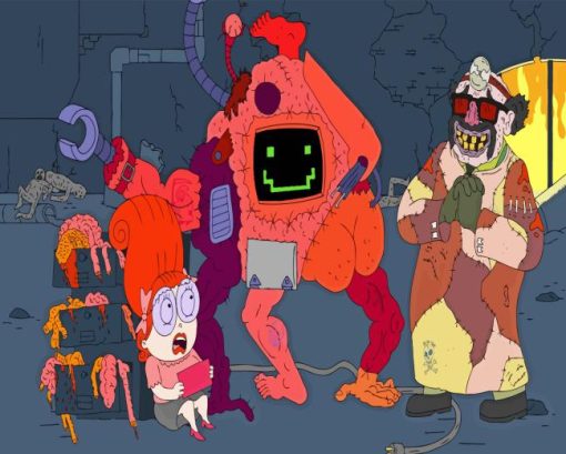 Superjail Characters Diamond Painting