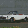 White Mercedes 200 Sl Diamond Painting